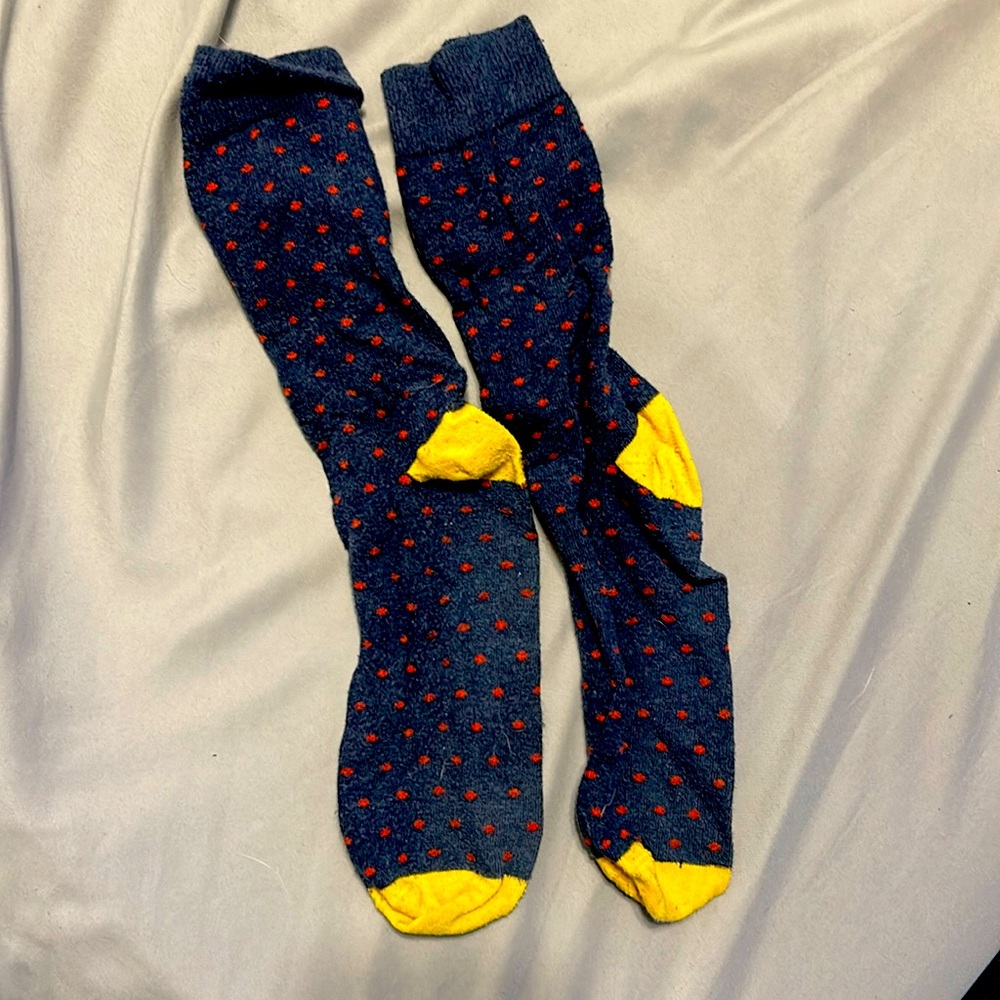 Used J. Crew men’s fancy socks.